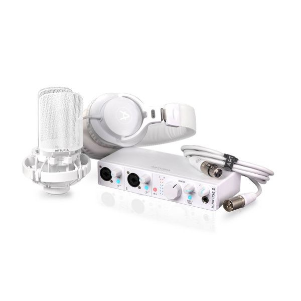 Аудиоинтерфейс Arturia MiniFuse Recording Pack White #1