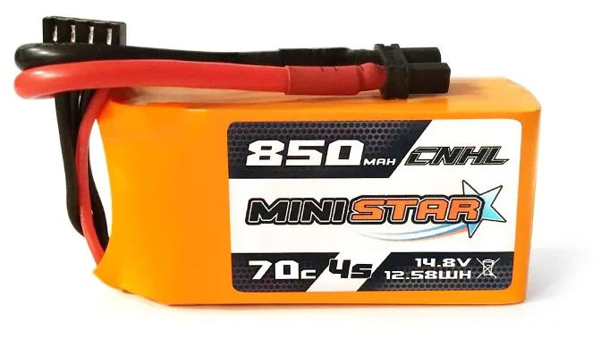 Аккумулятор CNHL Ministar 850мАч 4S 70C LiPo XT30 #1