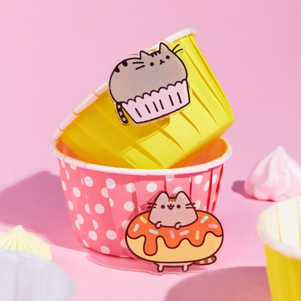 Набор значков на рюкзак, значок Котики Пушины Кот - купить с доставкой ...