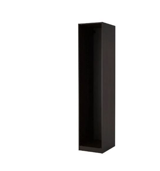 Каркас гардероба IKEA PAX ПАКС, 50x35x236 см, черно-коричневый 801.845.66  #1
