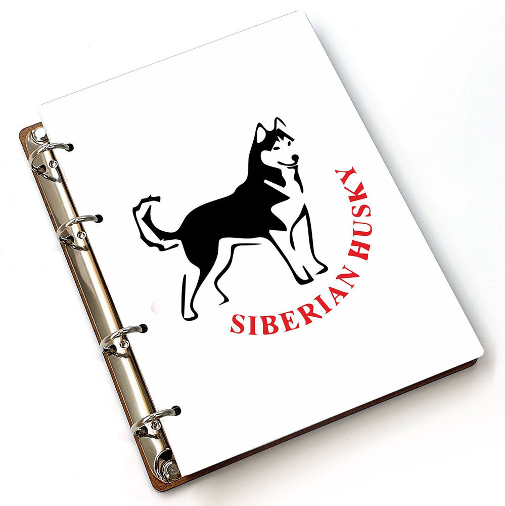 #huskydom Блокнот A5, листов: 80 #1