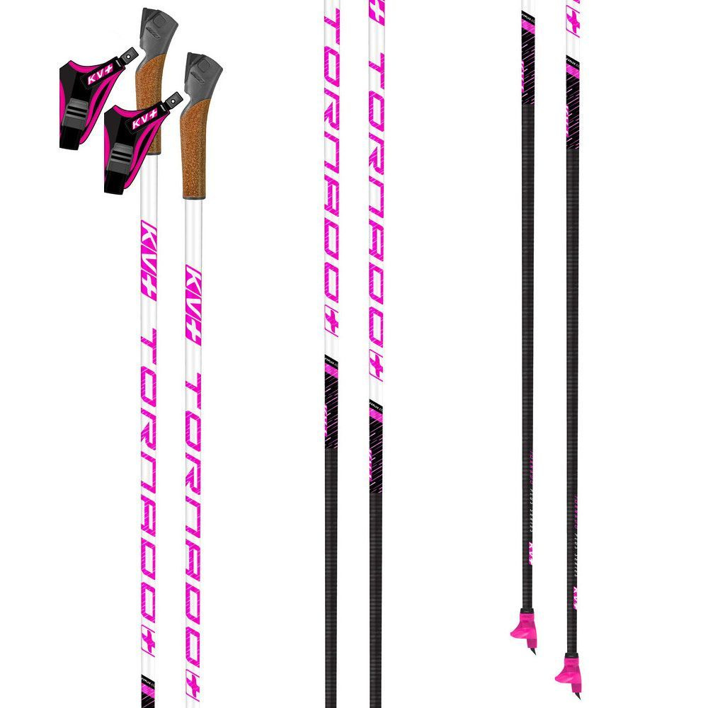 Лыжные палки KV+ TORNADO PINK/ QCD cross country pole, 23P004QP