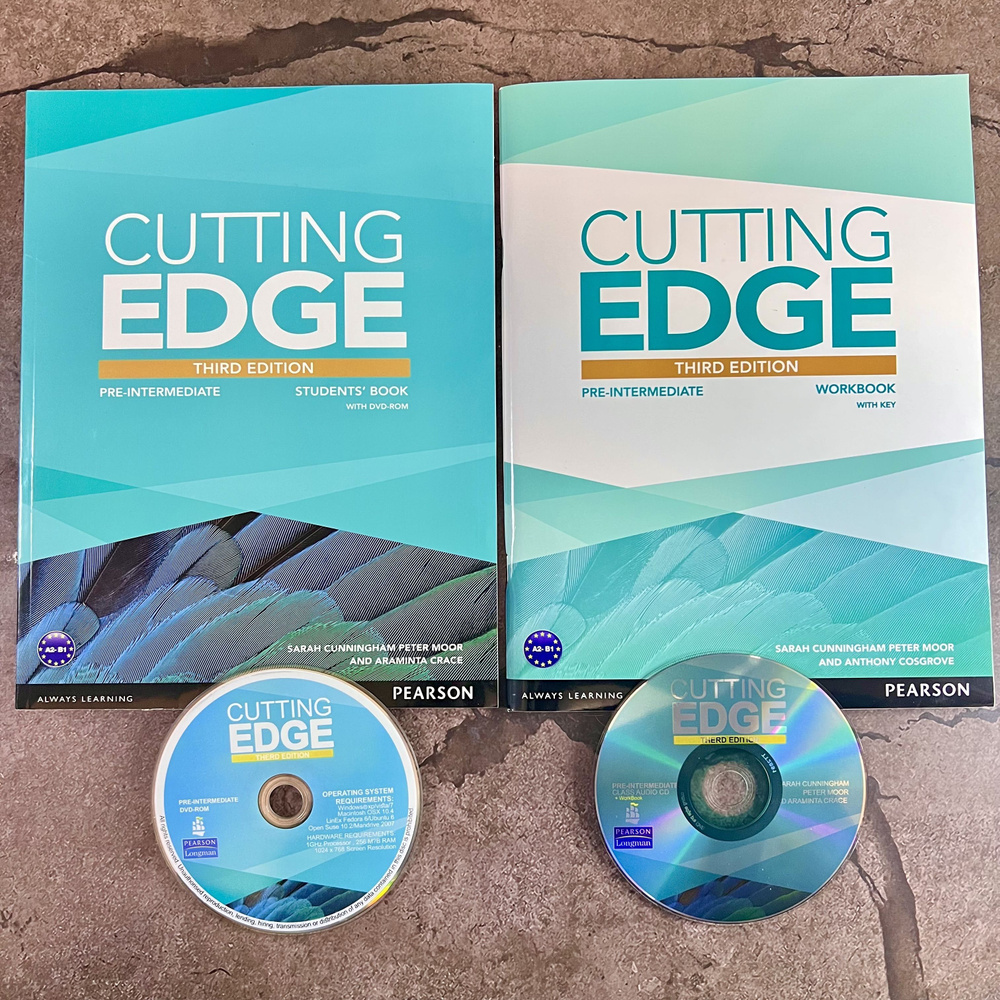 Cutting Edge pre-intermediate 3rd edition (Учебник + Рабочая Тетрадь ...