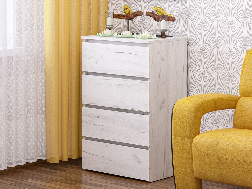 Комод Пирамида Комод-28 кр.св., 60x42x93 см, 4 ящ. - купить по выгодной ...