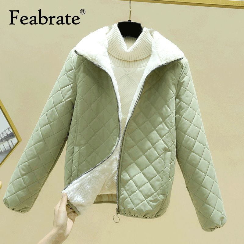 Куртка Женский Feabrate светло-зеленый отложной Полиэстер, размер 50 ...