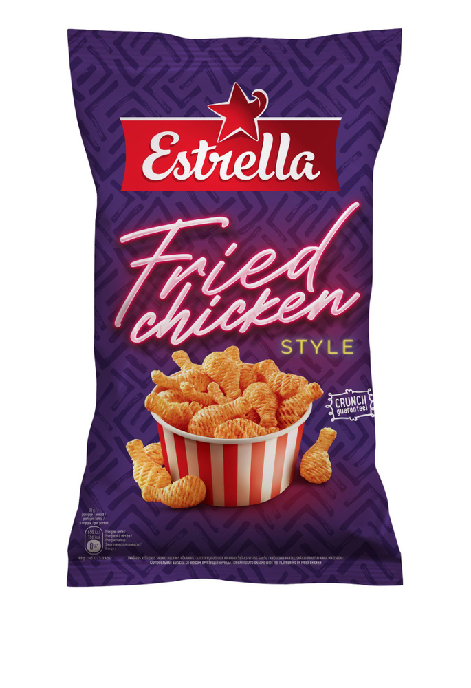 Чипсы Estrella со вкусом хрустящей курицы - купить с доставкой по ...