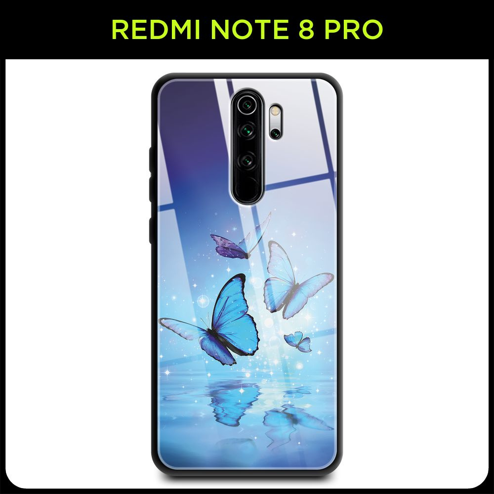 Стеклянный чехол на Xiaomi Redmi Note 8 Pro / Сяоми Редми Нот 8 Про с  принтом 