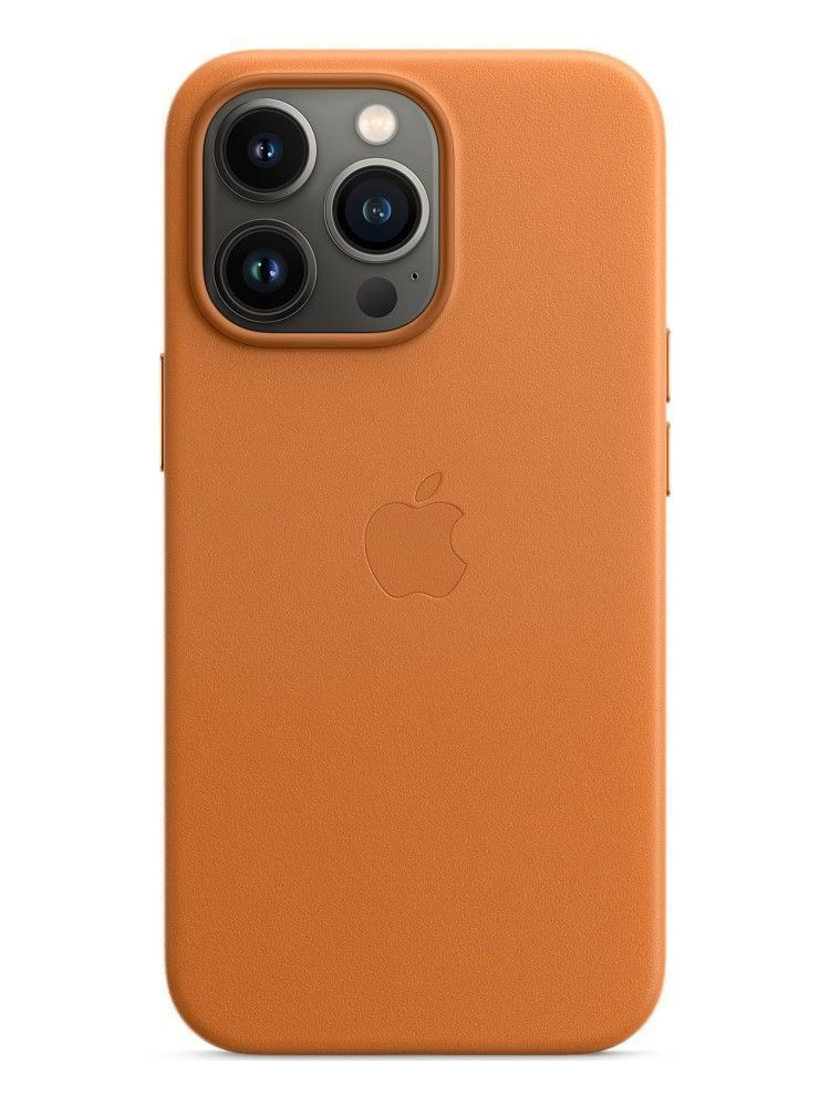 Чехол-накладка для iPhone 13 Pro / Leather Case MagSafe / Натуральная ...