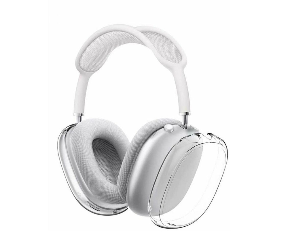 Чехлы накладки для AirPods Max силиконовые прозрачные купить на OZON по ...