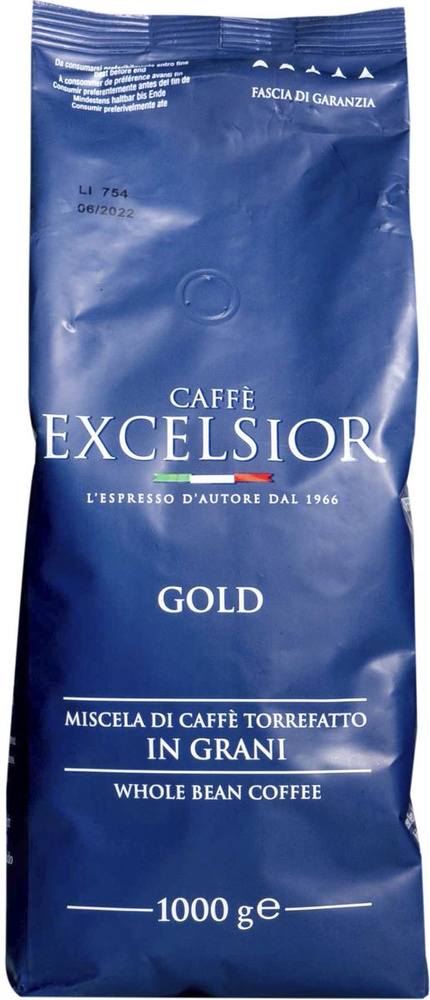 Кофе в зернах Эксельсиор голд 85% арабика м/у, 1 КГ ( в заказе 1 штука)  #1