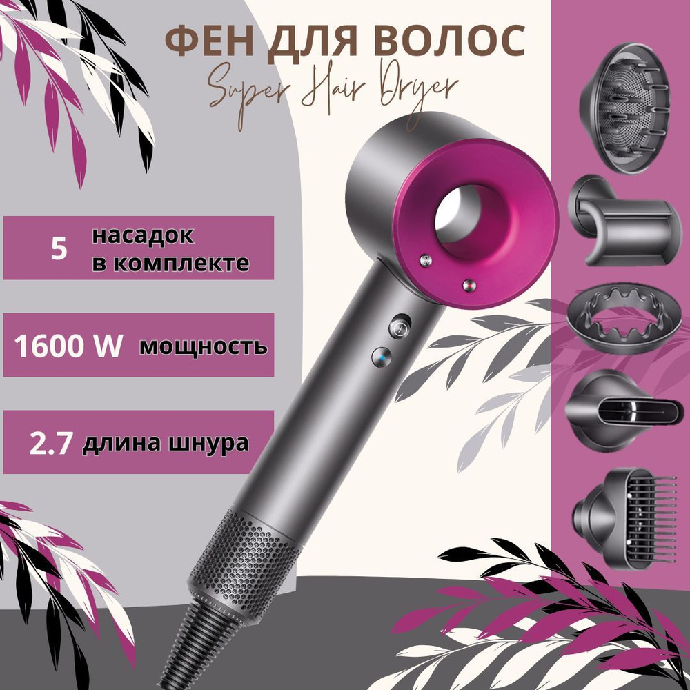 Набор для укладки волос профессиональный, фуксия - купить по выгодным ...