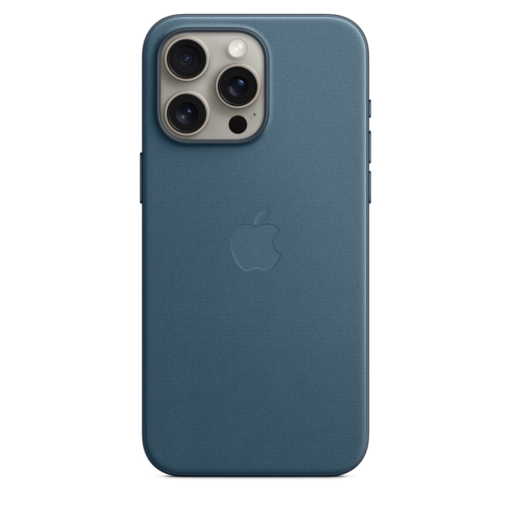 Чехол для iPhone 15 Pro Max FineWoven Case with MagSafe - Pacific Blue -  купить с доставкой по выгодным ценам в интернет-магазине OZON (1231519556)