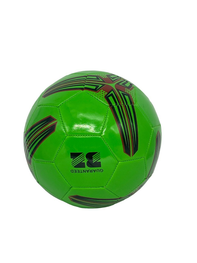Детский футбольный мяч 1+ 21 см в диаметре вариант 12 зеленого цвета ...