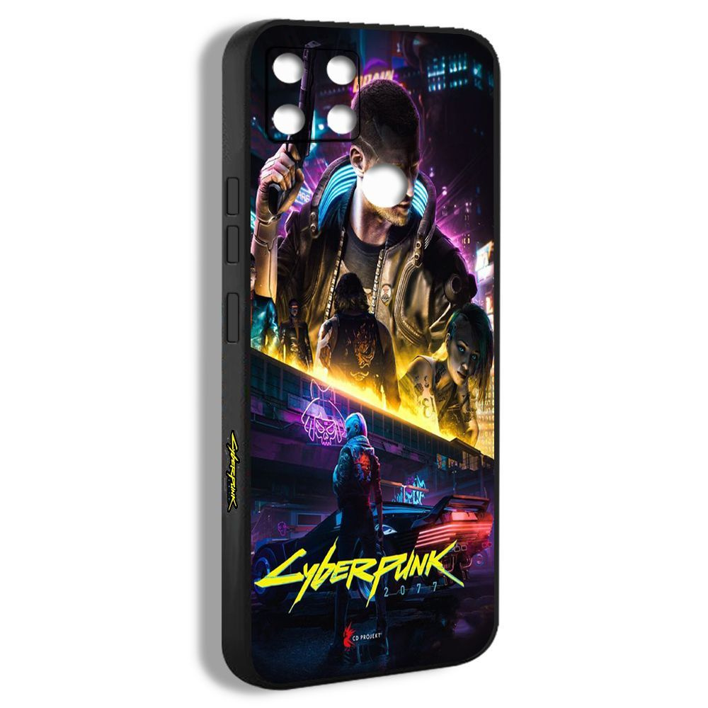 чехол для смартфона Подходит для Realme C25s cyberpunk 2077 phantom liberty  Иллюстрационный коллаж UXU34 - купить с доставкой по выгодным ценам в  интернет-магазине OZON (1251719455)