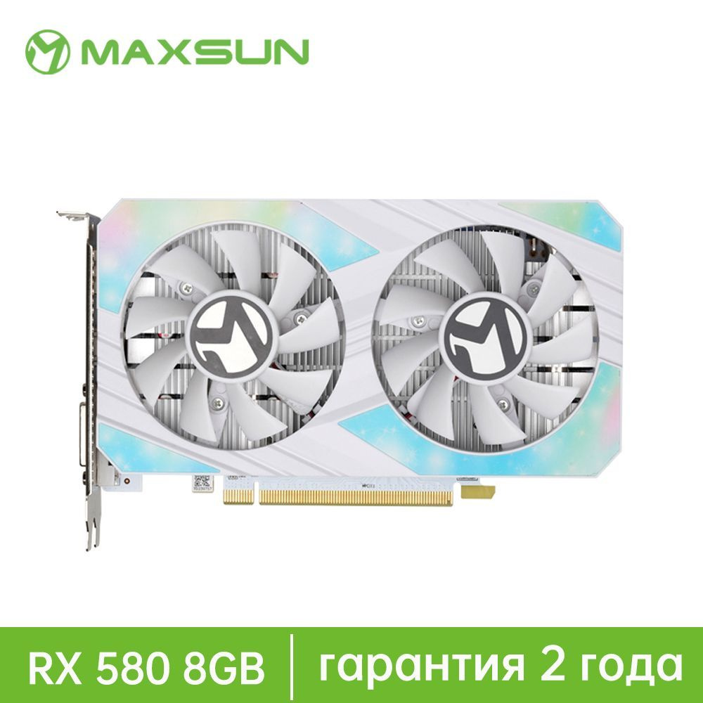 Видеокарта maxsun Radeon RX 580, 8 ГБ GDDR5 - купить по низким ценам в ...