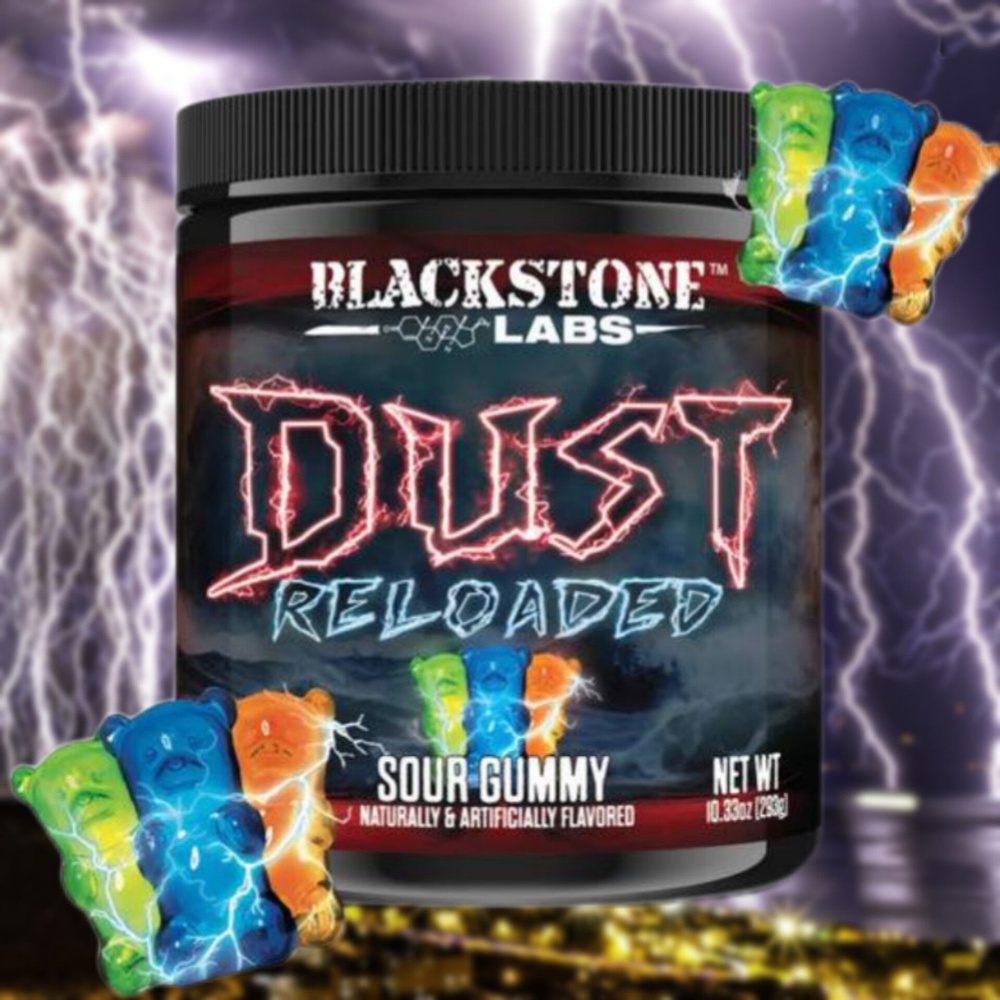 Топовый предтренировочный комплекс DUST RELOADED BlackStone LABS, 25 порций, мармеладные мишки  #1