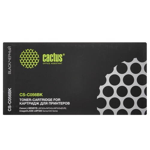 Картридж лазерный Cactus CS-C056BK черный, с чипом #1