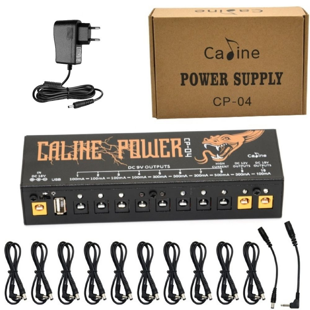 Блок питания для педалей гитарных эффектов Caline CP-04 Multi-Output Power Supply  #1