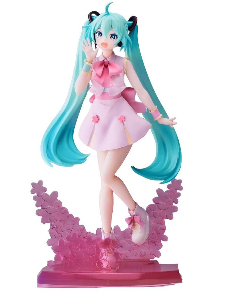 Фигурка Мику Хацунэ Весна / Miku Hatsune Spring Luminasta (21см, пакет ...