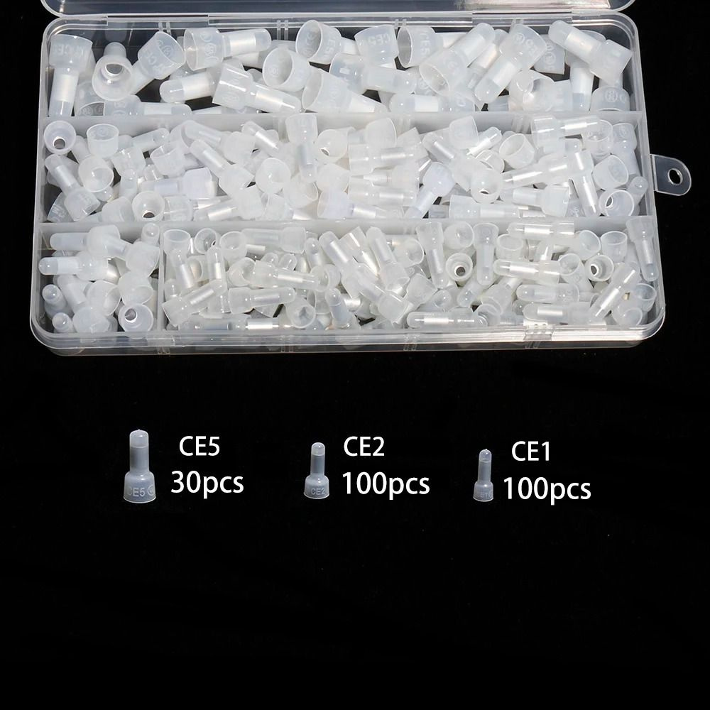 230 нейлоновые обжимные заглушки с закрытым концом, сращивание проводов ...