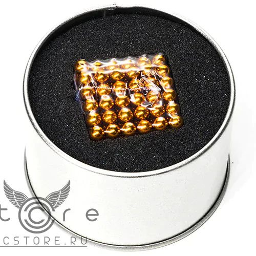 Антистресс игрушка Неокуб куб из 216 магнитных шариков / Разноцветный ...