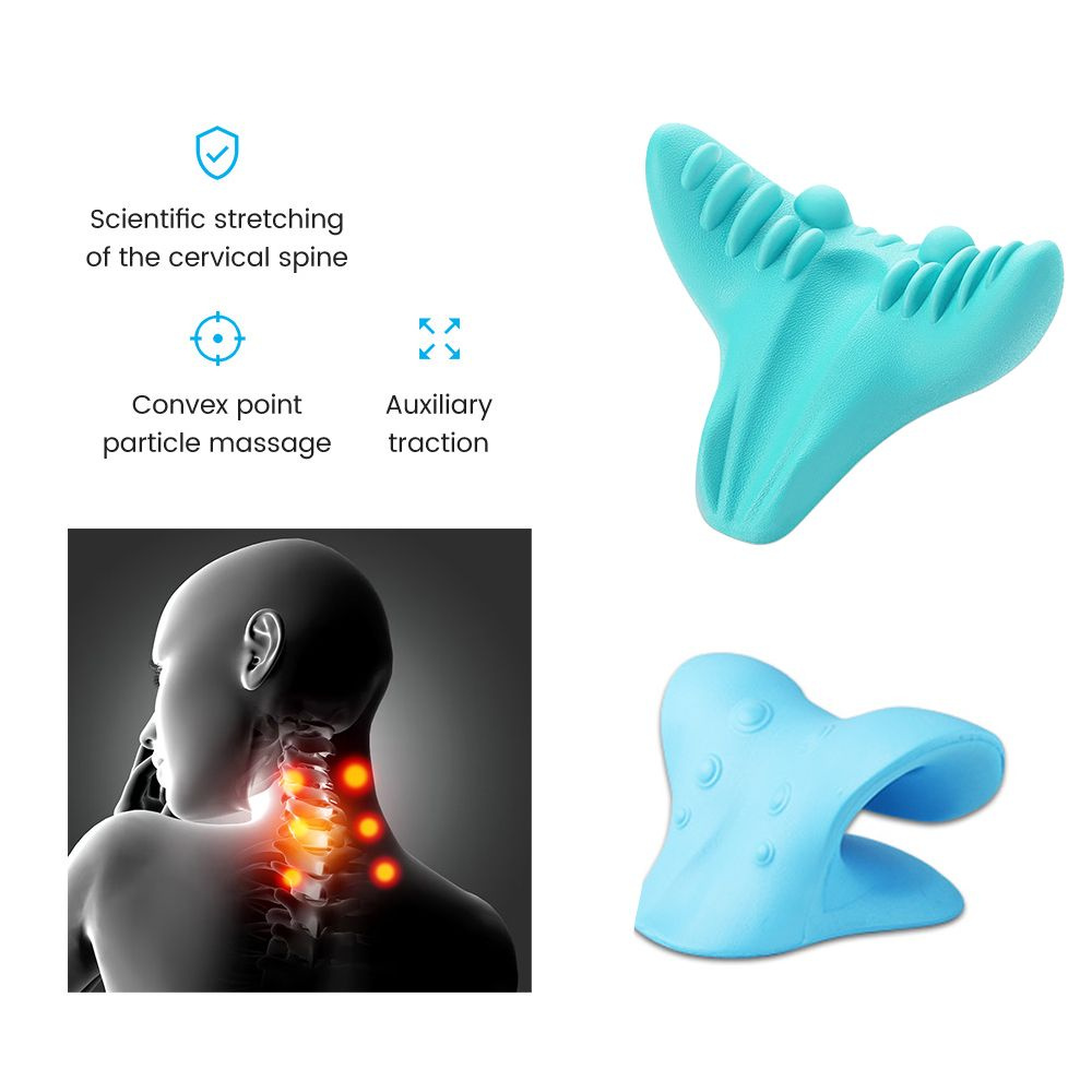 Массажная подушка-растяжитель для шеи и плеч, тяговое устройство для ...