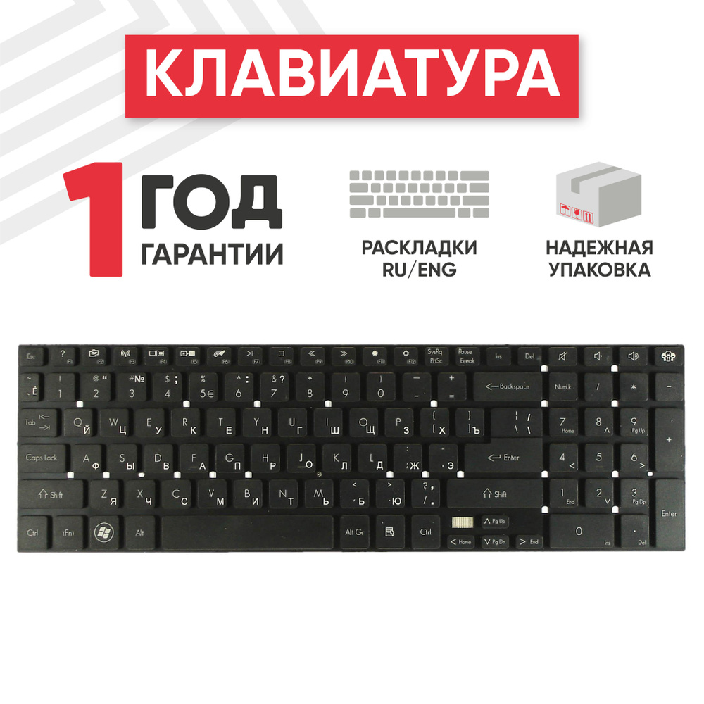 Nv55s Клавиатура (keyboard) Batme KB.I170G.317 для ноутбука Gateway NV55S ...
