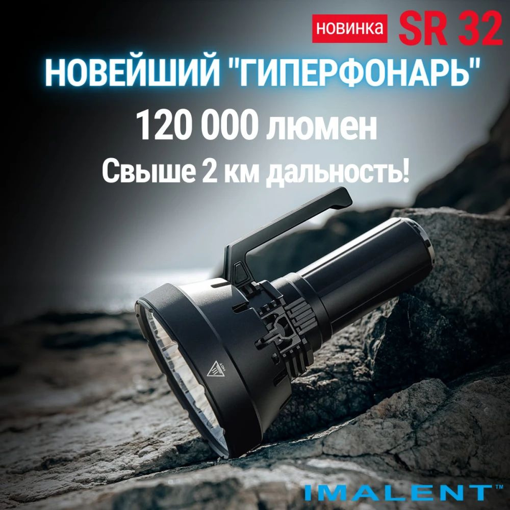 IMALENT Ручной фонарь - купить с доставкой по выгодным ценам в  интернет-магазине OZON (1288797310)