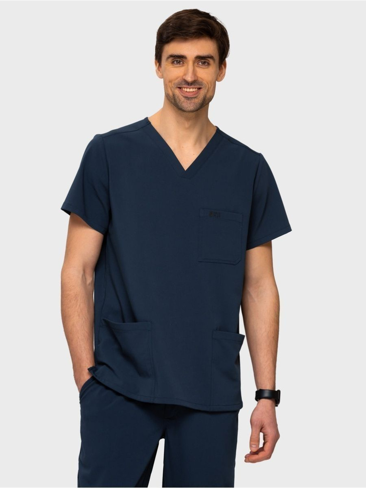 wear PLUS Медицинская рубашка хирургичка сизы - купить с доставкой по ...