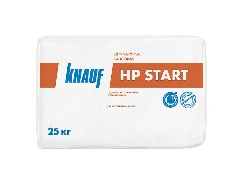 Штукатурка гипсовая KNAUF HP START, ХП Старт 25 кг #1