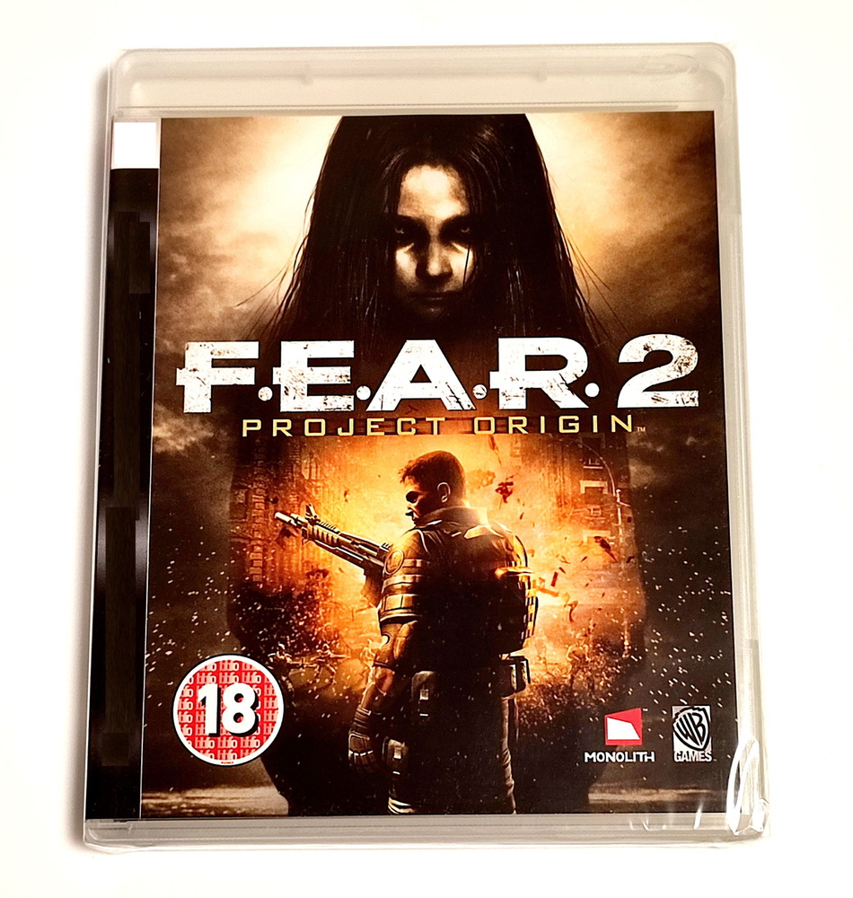 Видеоигра для PS3. F.E.A.R. 2 Project Origin (2009, английская версия)  экшен, ужасы / 18+ , 1 игрок, сетевая до 16 игроков