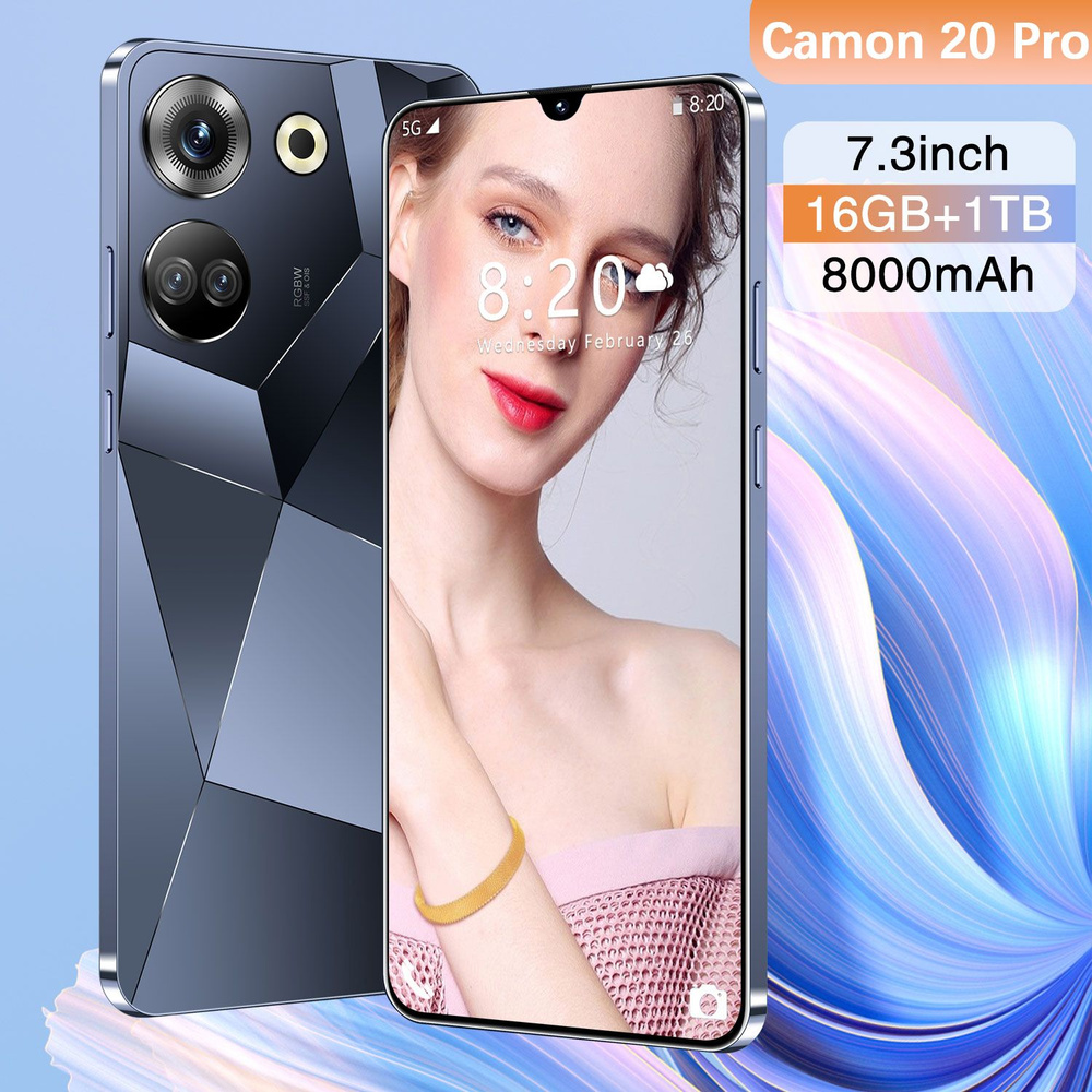 Смартфон Camon 20 Pro 73 дюйма 5g двойная Sim карта разблокировка лица отпечатков пальцев 9429