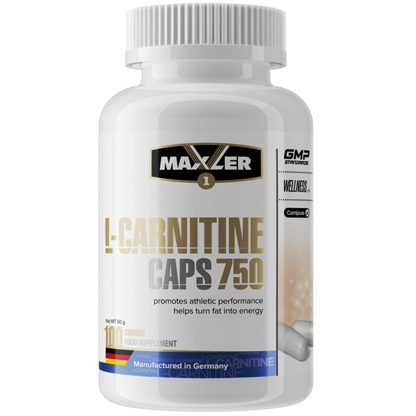 L-Карнитин L-Carnitine Caps 750 Maxler, 100 капс. - купить с доставкой ...