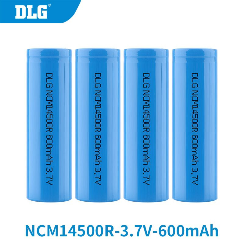 DLG Аккумуляторная батарейка 14500, 3,7 В, 600 мАч, 4 шт - купить с ...