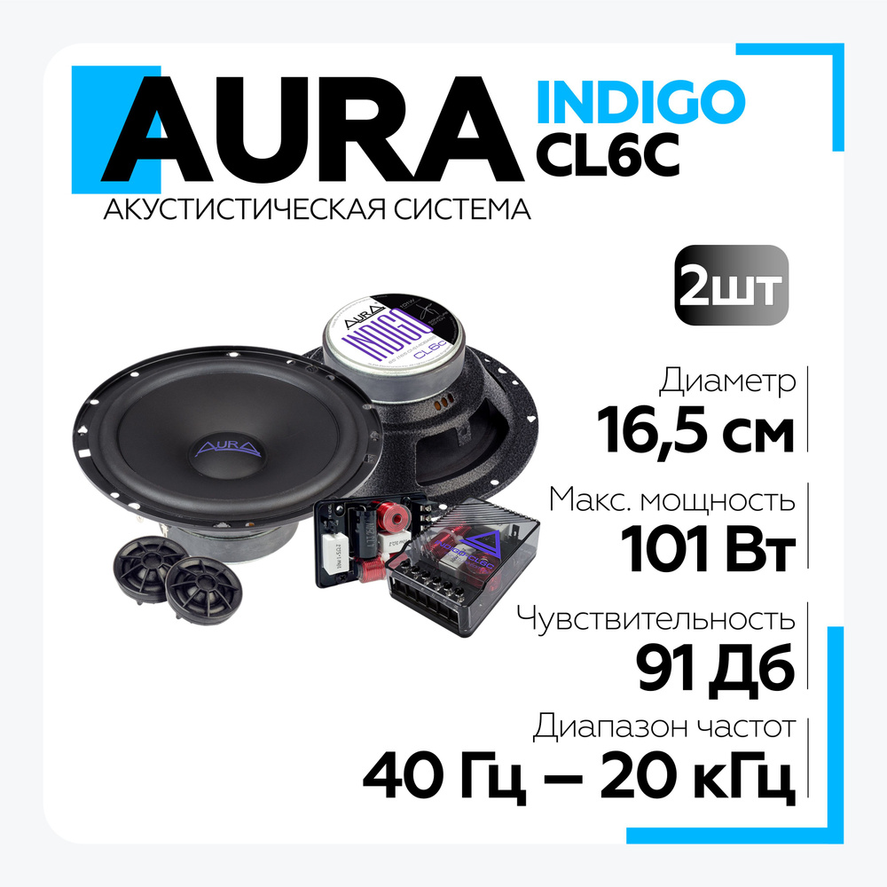 Акустическая система Aura INDIGO-CL6C 6,5