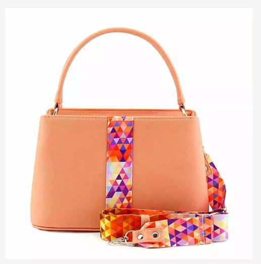 Сумка женская с ручкой трапеция, полужесткая, на плечо с декоративной ...