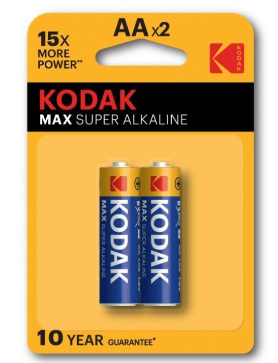 Kodak Батарейка AA, Щелочной тип, 1,5 В, 2 шт #1