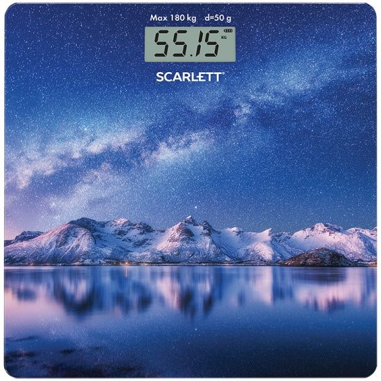 Весы напольные Scarlett SC-BS33E022 звездное небо #1