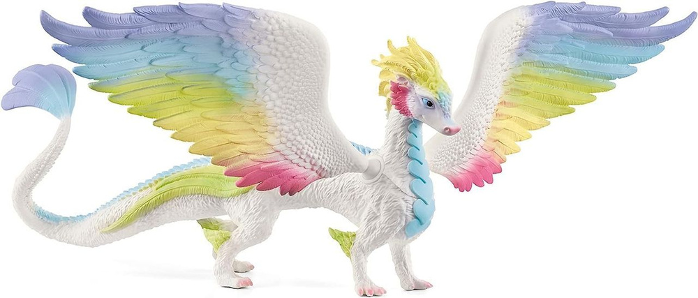 Коллекционная фигурка радужный дракон Schleich BAYALA 70728 #1