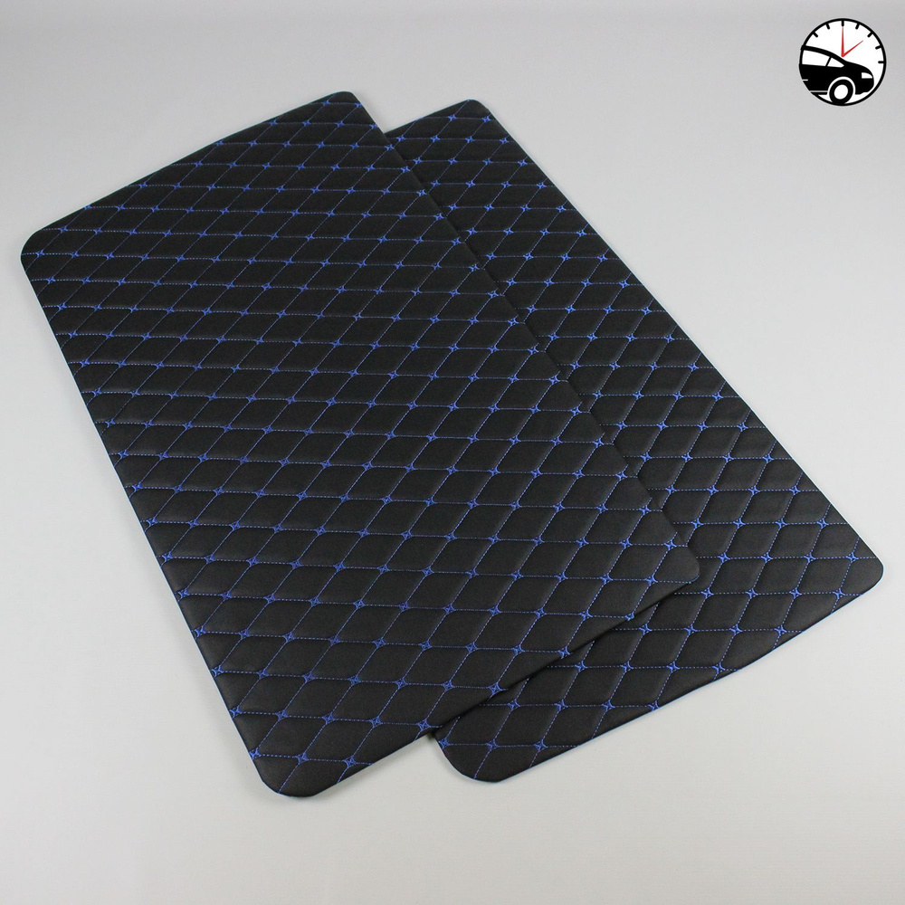 Декоративная Обшивка Двери ВАЗ 2121 (Нива Люкс) (Кожа) (Синяя) 52-2121 ...