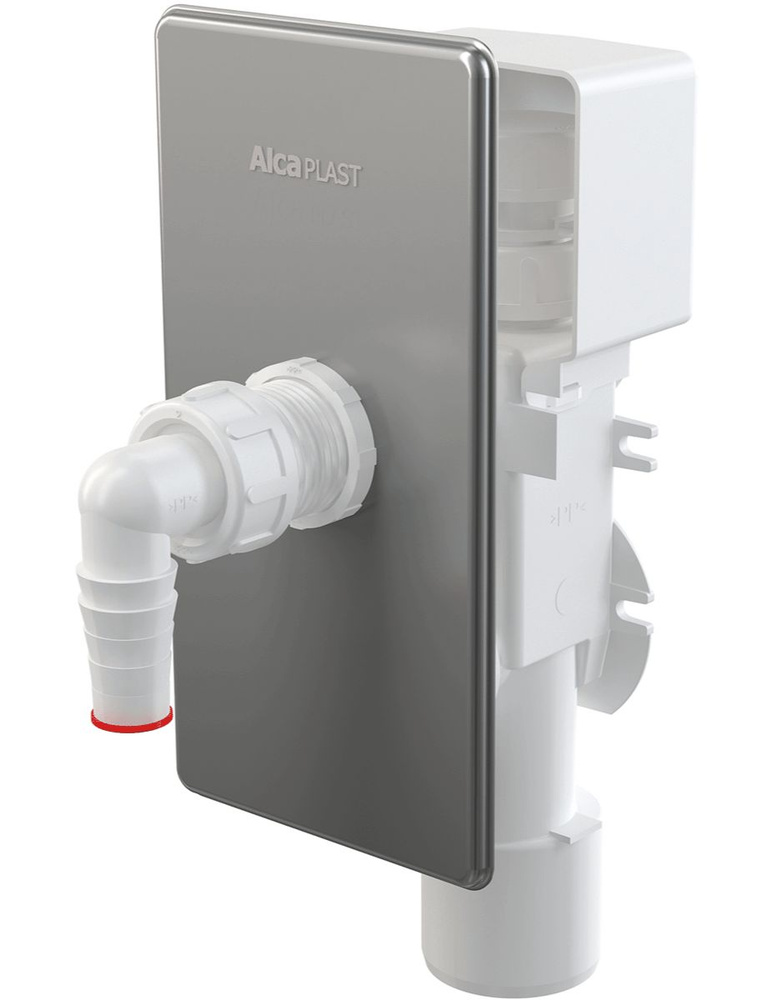 АlcaPlast Сифон для стиральной машины APS 3P под штукатурку c вентиляционным клапаном нерж.  #1