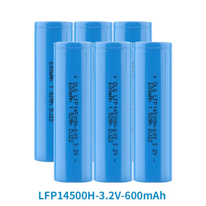 DLG Аккумуляторная батарейка 14500, 3,2 В, 600 мАч, 6 шт - купить с ...