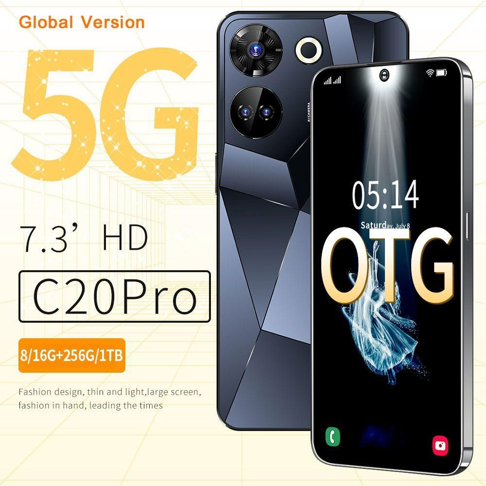 Смартфон REALPOCO REAL POCO C20 Pro 7.3 дюйм телефоны,! - купить по  выгодной цене в интернет-магазине OZON (1368691253)