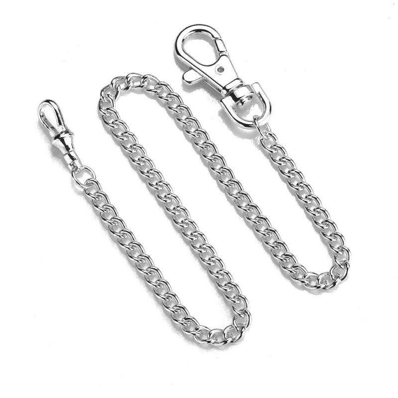 (1) Цепочка для карманных часов - серебро - зажим 3 - купить с ...