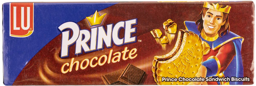 Печенье сэндвич Принц с шоколадным кремом Континентал Бисквитс м/у, 80 г (в заказе 1 штука)  #1