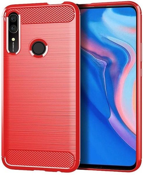 Custodia A Portafoglio Per Huawei P Smart Z E Y9 Prime 2019 – TPU Con Chiusura Magnetica E Slot Per Carte – Colore Rosso - 3