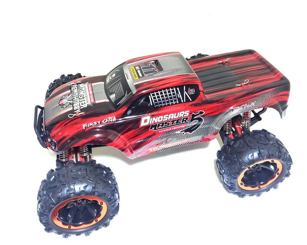 Радиоуправляемый монстр Remo Hobby Dinosaurs Master 5 4WD RTR масштаб 1:8  2.4G - RH8036-RED - купить с доставкой по выгодным ценам в  интернет-магазине OZON (357722007)