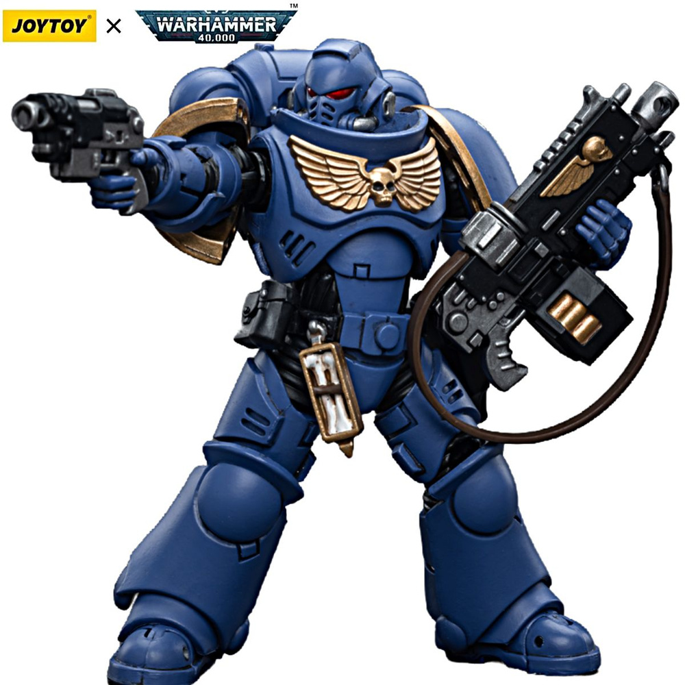 Подвижная фигурка JOYTOY Warhammer 40000 1/18 Ультрамарины