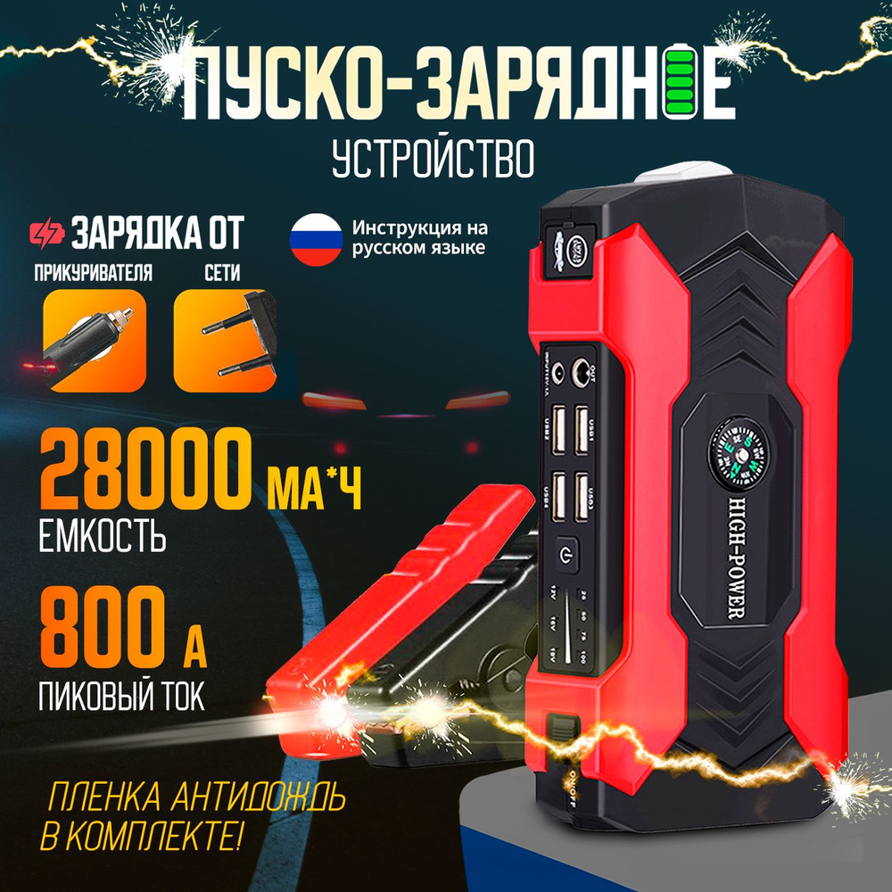 Пуско зарядное устройство для авто 12000 mAh BASEUS CRJS03-01