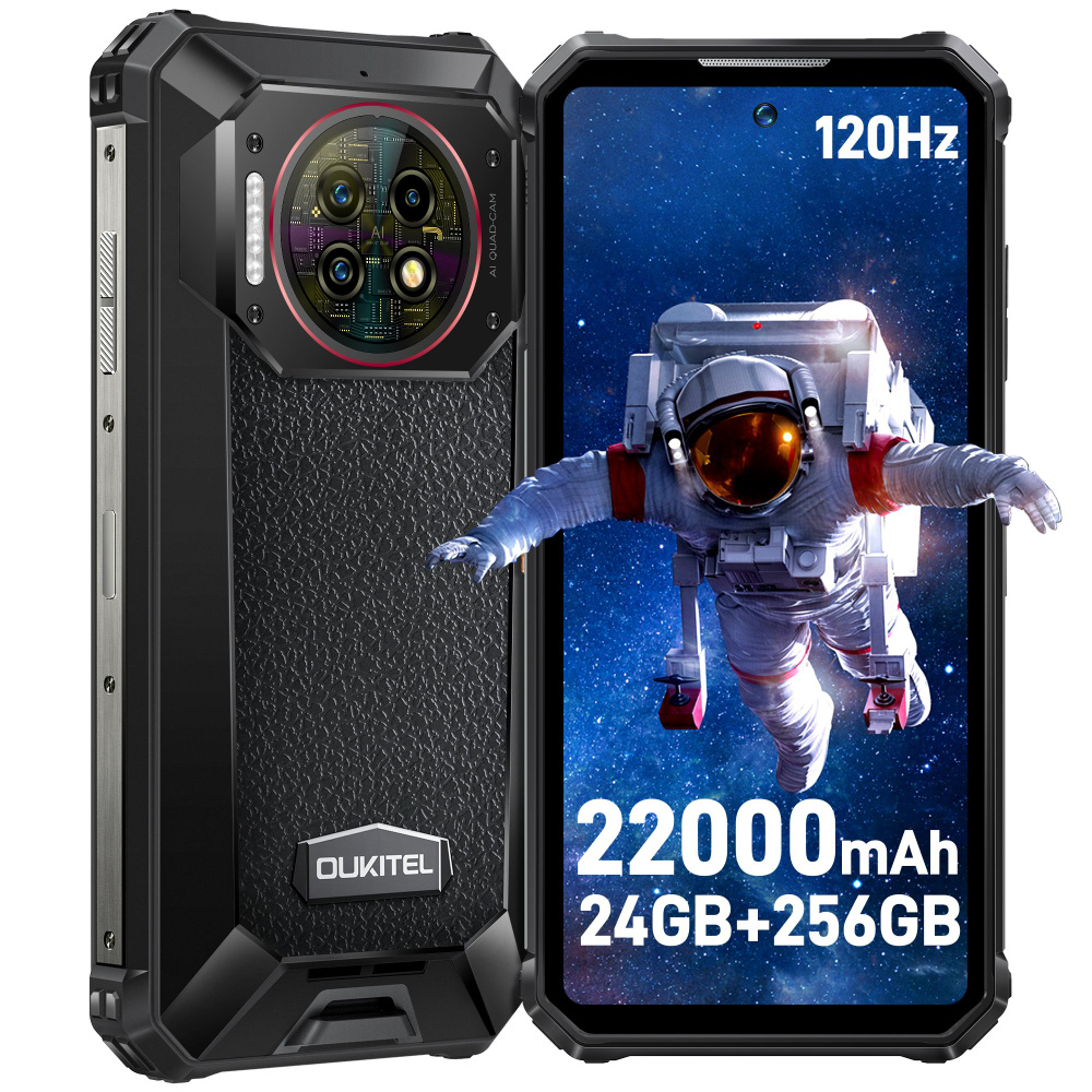 Oukitel Смартфон WP19 Pro EU 24/256 ГБ, черный